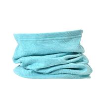 CHARM Neck Warmer for Women and Men - Warm Organic Cotton Headbands Made in Japan Ear Beanie Head Band Blue