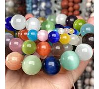 Charm necklace pendant Natural Stone Beads 4 6 8 10mm Jaspers Beads for Jewelry Making DIY Necklace (Color : Light Blue Jade, Size : 6mm 59 to 61pcs)
