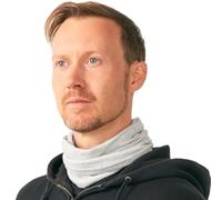 CHARM Organic Cotton Neck Warmer for Women and Men, Mix White