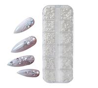 Charm Ornaments - Three-Dimensional Texture Mixed Fingernail Pearls | Manicure Decoration Kit for Business Trip Home Outdoor School Girlfriend Wife Friend Sister