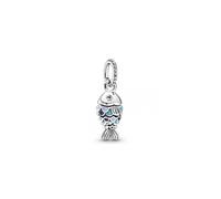 Charm Pandora Pez escamas azules 799428C01 plata