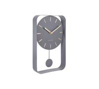 Charm Pendulum Small Wall Clock, Grey