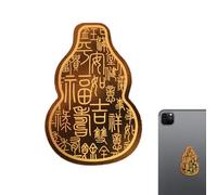 Charm Phone Sticker,Cell Phone Cover Stickers,Wealth Phone Decal Phone Stickers | Phone Accessories Buddhist Pattern Stickers for Water Bottle
