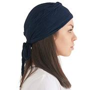 CHARM Pirate Hat Head Scarf - Turban Bandana Cap Boho Scarf Chic Womens Mens Adult Pirate Costume Casualbox Navy