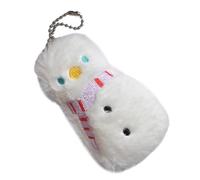 Charm Plush Snowman Hair Clip Stylish Winter Clothing Embellishment Pendant For Kids And Anime Fan