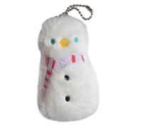 Charm Plush Snowman Hair Clip Stylish Winter Clothing Embellishment Pendant For Kids And Anime Fan