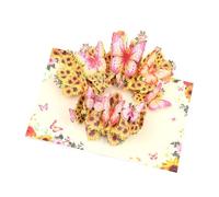 Charm Pop Up Butterfly Card for Birthday Handmade Flower Greeting Space Saving Message Design