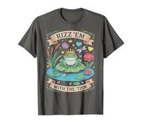 Charm RIZZ EM with TISM Frog Prince Autism Dad Respect T-Shirt