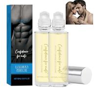 Charm Romance Pheromone Perfume，15ml Intimate Partner Infused Essential Oil Perfume,Exudes Unique Charm Fresh Lasting Cologne，Pheromones Fragrance Body Spray for Men (2, Wood)