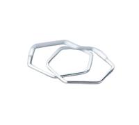 Charm Simple Geometric Luxury Silver Hoop Earrings For Women Real 925 Sterling Silver Cute Tiny Classic Jewelry