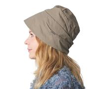 CHARM Womens Bucket Hat Organic Cotton-Lined Sun Blocking Hat with UPF50+ UV Protection, Unique Design Brown