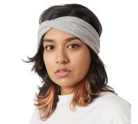 CHARM Womens Headband Hairband Bandana - Mens 100% Organic Cotton Yoga Hair Band Made in Japan Soft Chemo Head Wrap Sensitive Skin by Casualbox Light Grey