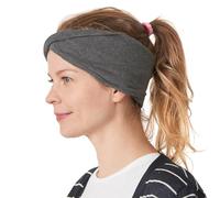 CHARM Womens Headband Hairband Bandana - Mens 100% Organic Cotton Yoga Hair Band Made in Japan Soft Chemo Head Wrap Sensitive Skin by Casualbox Dark Grey