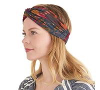CHARM Womens Tie-Dye Head Wrap - Fashion Turban Headband Hippy Yoga Hairband Twist Knot Festival Hair Band G