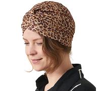 CHARM Womens Turban Hat Head Wrap - Twist Head Cover Costume Chemo Bonnet Cap Leopard Print