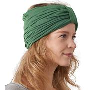 CHARM Womens Turban Headband & Headcover - Winter Bandana Head Wrap Chemo Hat Green