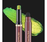 CHARMACY Multichrome 2 in 1 Cream Eyeshadow Stick, Waterproof Eye Brightener Highlighter Stick Makeup, High Pigmented, Smudge-Proof, Vegan & Cruelty-Free (A08)