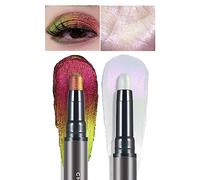 CHARMACY Multichrome 2 in 1 Cream Eyeshadow Stick, Waterproof Eye Brightener Highlighter Stick Makeup, High Pigmented, Smudge-Proof, Vegan & Cruelty-Free (#903)