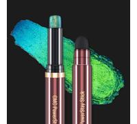 CHARMACY Multichrome 2 in 1 Cream Eyeshadow Stick, Waterproof Eye Brightener Highlighter Stick Makeup, High Pigmented, Smudge-Proof, Vegan & Cruelty-Free (A02)