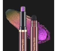 CHARMACY New Duochrome Long Stay Eyeshadow Stick, Creamy Eye Shadow Stick, Multicolor-Shifting Glitter Eyeshadow, Waterproof & Smudge-Proof, High Pigmented, Built-in Smudger #07