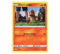 Charmander 4/18 Common Pokemon Card (Detective Pikachu) + 1x TitanCards® Toploader