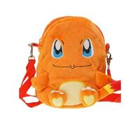 (Charmander Bag) Pokemon Pikachu Snorlax Charmander Eevee Psyduck Plush Backpack Kids Zipper Bag