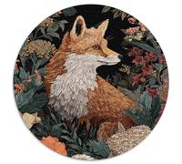 Charmanter Fuchs, üppiges Laub und Blumen 1000pcs (67.5x67.5cm) Schwer Puzzle Lernspiel Impossible Herausforderung Spielzeug Für Erwachsene Kinder