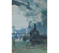 Charmantes Notizbuch mit dem Motiv "La Gare Saint-Lazare"
