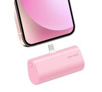 Charmast 20W Power Bank for iPhone 14/13, Mini Size with Built-in Connector | 5000mAh, Ultra-Compact Portable Charger, Compatible with iPhone 14/14 Plus/14 Pro Max /13/13 Pro Max/12/11/XR/X/8/7/6,etc
