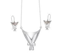 Charme-Ohrringe & Vasen-Halskette - Elegant Schmuck-Set Aus Metall | Kreatives DIY Accessory | Einzigartiges Geschenk Für Damen Mädchen Mutter Zum Geburtstag, Modischer Schmuck Für Hochzeit Reise