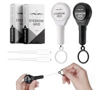 Charme Princesse 2 PCS Brow Mapping String - Premium Eyebrow Mapping String - Black and White Reusable Pro Inked Mapping String for Brow and Lip Measuring(23.6 inch) Eyebrow Mapping Kit TA633KIT