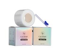 Charme Princesse 2Pcs Disposable Eyebrow Tattoo Plastic Wrap 300 Meters Preservative Film Permanent Eyebrow Makeup Supplies for Eyebrow Lips (Pink)