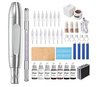 Charme Princesse PMU Machine Kit Permanent Makeup Machine Kit with Manual Pen Eyeliner Eyebrow Ruler Practice Skin Ring Cup Eyeliner Makeup Supplies Pigments for Eyebrow Lips Eyeliner EK516-UK