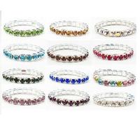 Charmed By Dragons Crystal Stretch Toe Rings Lot of 12