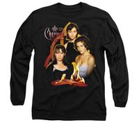 Charmed Original Three Mens Long Sleeve T Shirt, Black, XL