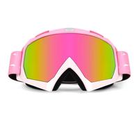 CHarmeFleur Motorcycle Goggles Off-Road ATV Mountain Bike Ski Goggles UV Protection Antifog Windproof Dustproof for Men and Women