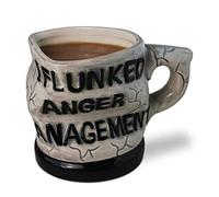 Charmgle Ceramic Coffee Mug Twisted I Flunked Anger Management Mugs Novelty Tea Water Cup 12 oz Funny Christmas Gag Gifts