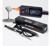 Charmgle Digital Mini Soldering Station Kit with Iron Handle Stand 212-842℉ Precision Heat 100W Welding Tools