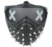 Charmgle Halloween Masquerade Ball Masks Resin Cosplay Party Watch Dogs 2 Wrench Marcus Legion Prop Mask Eyepatch Face Muffle Black
