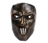 Charmgle Halloween Masquerade Clown Mask Mick Thomson Band Cosplay Party Resin Masks Costume Props Bronze for Men