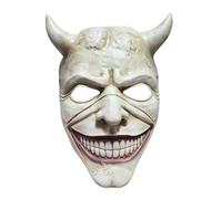 Charmgle Halloween Party Mask The Black Phone Movie Soul Pretend Resin Masks Masquerade Cosplay Funny Dress Costume Adult Collection Home Decoration (Full Face)