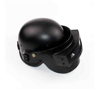 Charmgle PUBG Playerunknown's Battlegrounds Level 3 Helmets Cap Hallowmas Cosplay Mask Helmet Halloween Party Mask (Black)