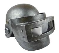 Charmgle PUBG Playerunknown's Battlegrounds Level 3 Helmets Cap Hallowmas Cosplay Mask Helmet Halloween Party Mask (Silver)