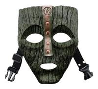 Charmgle Resin Loki Mask Deluxe Jim Carrey The Mask Halloween Fancy Dress Masquerade Costume Movie Masks Home Decoration Adult Collection Dark Green