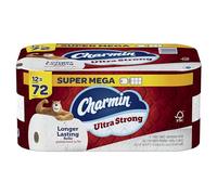 Charmin Ultra Strong Toilet Paper 12 Super Mega Rolls, 363 Sheets Per Roll