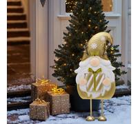 Charming 61cm Standing Santa Gonk Christmas Decoration - Festive Outdoor Ornament