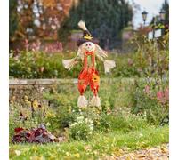 Charming 90cm Autumn Scarecrow Garden Decoration Seasonal Outdoor Display Marco Paul Multi One Size