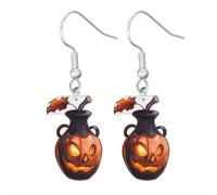 ?? Charming All Season! Halloween Acrylic Earrings Perfect for Leisure or Matching Any Witch Theme. Earrings Natural Stone, Einheitsgröße, Acrylic