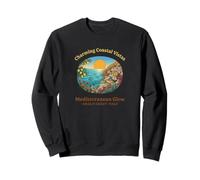 Charming Amalfi Coast Summer Vacation Design Sweatshirt