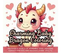Charming Baby Dragon Coloring: adorable baby dragons coloring book for kids, coloring book for adults and kids, cute and easy baby dragon coloring, bold and easy coloring book